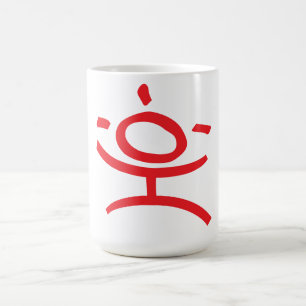 Expressive Graffiti Man Coffee Mug