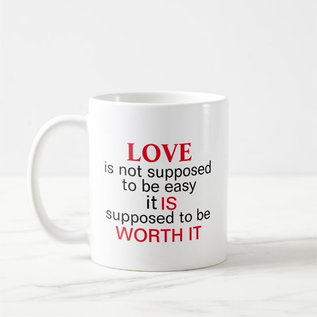 Expressive Mugs Love is.. (Left)
