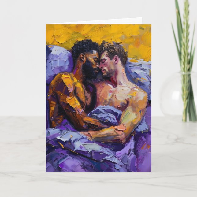 Expressive Oil Embrace Card (Front)