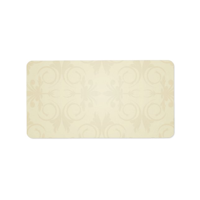 Expressive Pink Rose Valentine gift Label (Front)