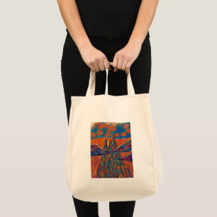 Expressive Roses in the Sky Tote Bag