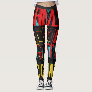 Expressive Style: All-Over-Print Leggings - Design
