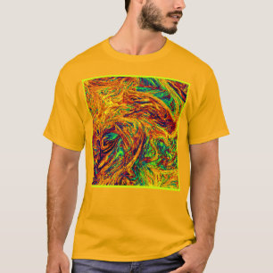 Expressive Vibrant Colour Pattern T-Shirt