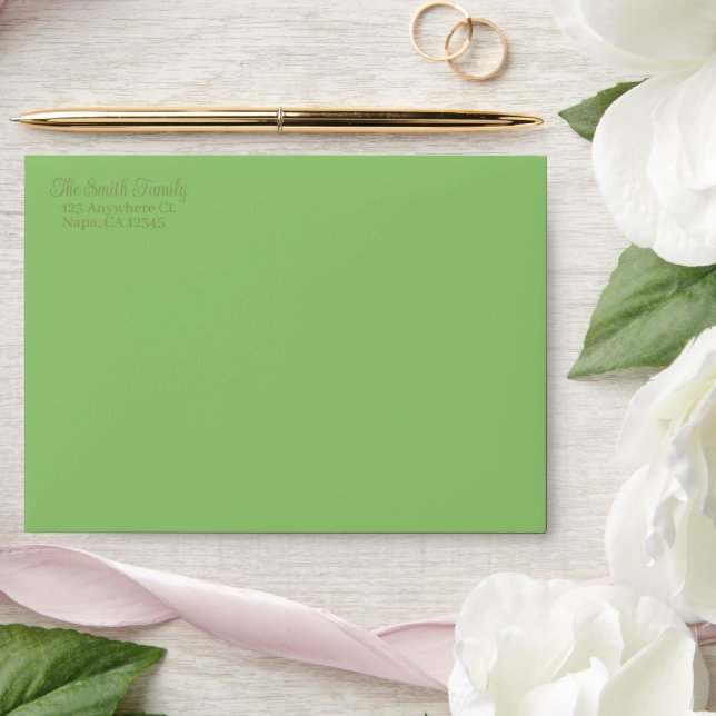 Expresso And Butter Yellow Customisable Wedding Envelope (Wedding)