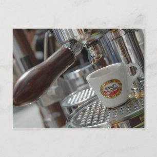 Expresso machine postcard
