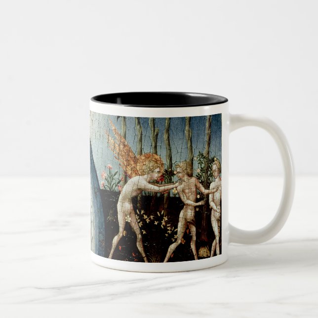 Expulsion from Paradise Two-Tone Coffee Mug (Right)