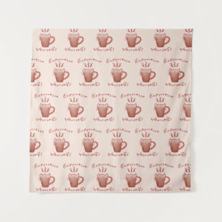 Expurresso Yourself Cats And Coffee Tapestry
