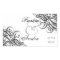 Exquisite Baroque Black  Save The Date Sticker