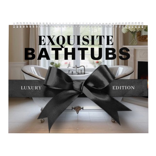 Exquisite Bathtub Calendar (Cover)