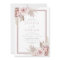 Exquisite Blush & Rose Floral Frame Wedding