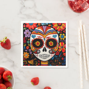 💀Exquisite Día de Muertos  Napkin
