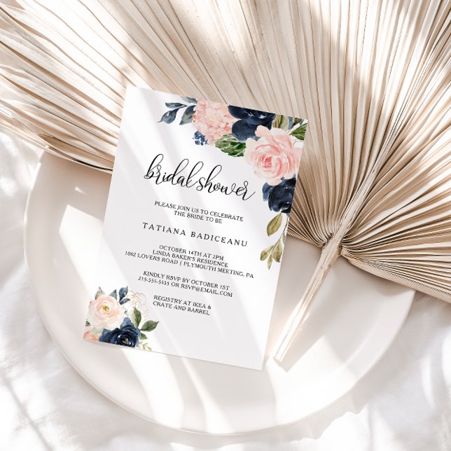 Exquisite Fall Floral Bridal Shower Invitation (Creator Uploaded)