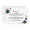 Exquisite Fall Floral Wedding Details Insert Card