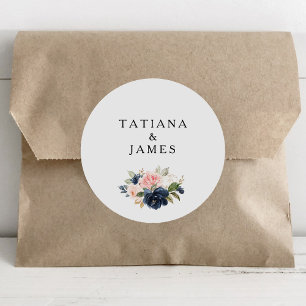 Exquisite Fall Floral Wedding Envelope Seals