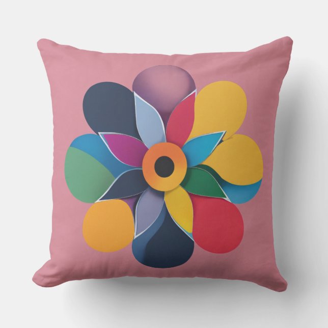 Exquisite Handcrafted Throw Pillow" Cushion (Front)