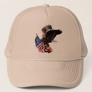 Exquisite Hat - American Flag and Eagle