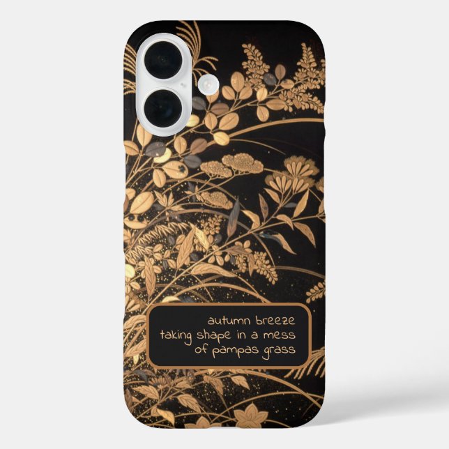Exquisite Japanese-Style Case with Kigin’s haiku (Back)