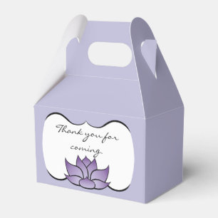 Exquisite Lotus in Purple Favour Box