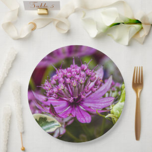 Exquisite magic of blossoms #1 paper plate