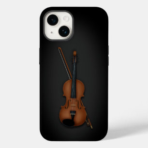 Exquisite Miniature Violin & Bow Trompe L'oeil Case-Mate iPhone 14 Case