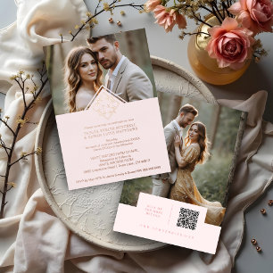 Exquisite Minimal Wedding Botanical Monogram