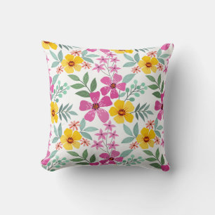 Exquisite Orchid Garden Cushion