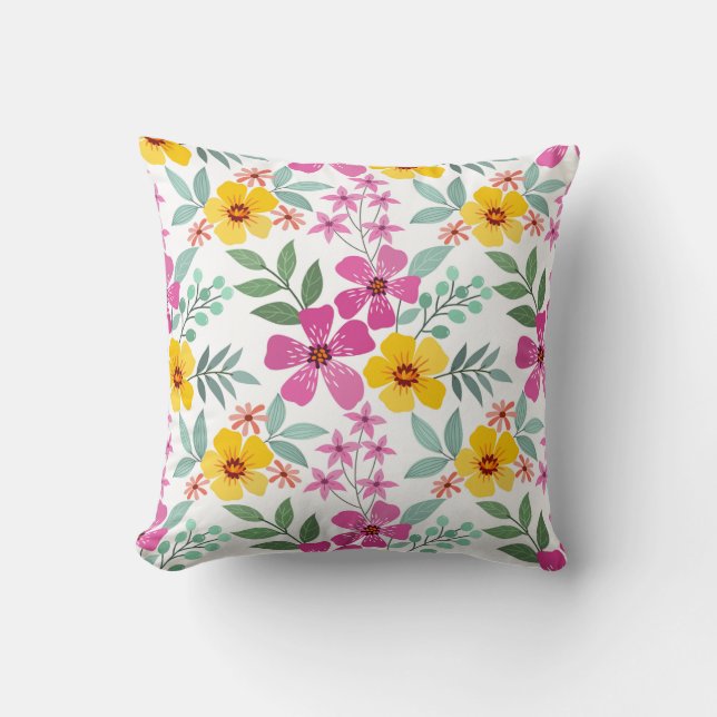 Exquisite Orchid Garden Cushion (Front)