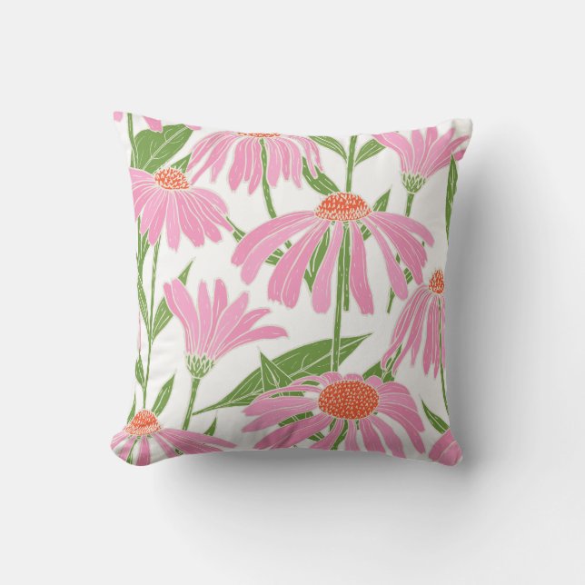 Exquisite Orchid Garden Cushion (Front)