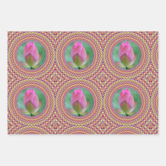 Exquisite Pink Wrapping Paper Sheet