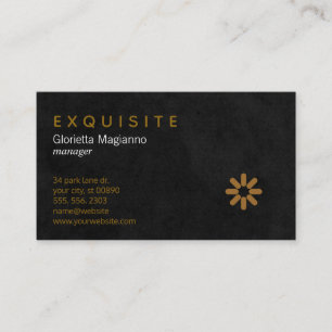 Exquisite Professional with Icon Business Card