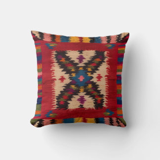 "Exquisite Red Kilim Pillows in Paris: Add a Paris