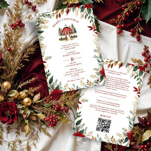 Exquisite Rustic Barn Farmhouse Fall Floral Frame Save The Date