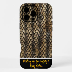 Exquisite snake skin patterns in nature iPhone 16 pro max case