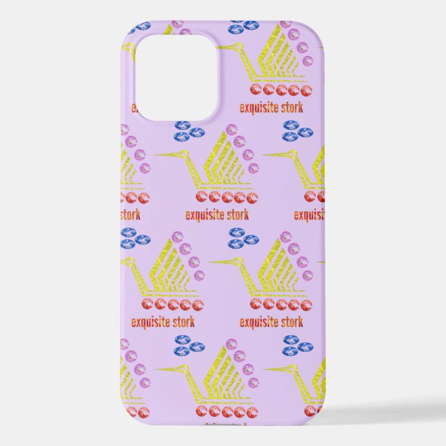 exquisite stork iPhone case (Back)