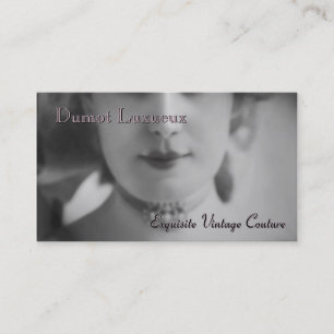 Exquisite Vintage 3.5" x 2" Business Card
