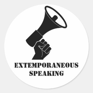 Extemporaneous Speaking 20 ct stickers