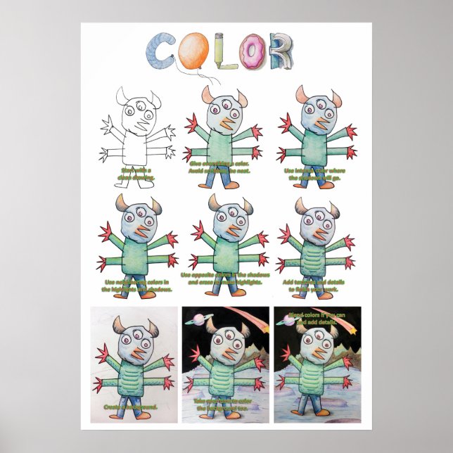 Extended Colouring Poster (Front)