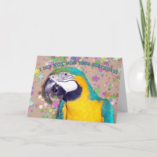 Extending the birthday celebration card (Front)