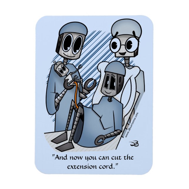 Extension Cord Blue Magnet (Vertical)