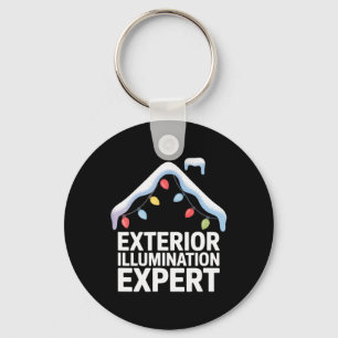 Exterior Illumination Expert Christmas Decorating Key Ring