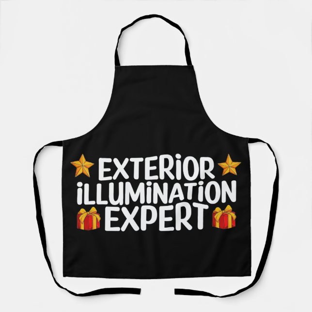 Exterior Illumination Expert Christmas Light Decor Apron (Front)