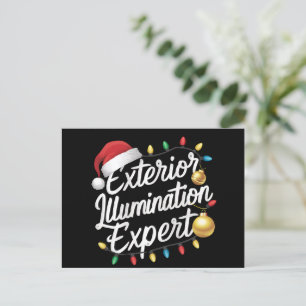 Exterior Illumination Expert Christmas Light Decor Holiday Postcard