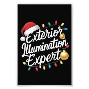Exterior Illumination Expert Christmas Light Decor Photo Print