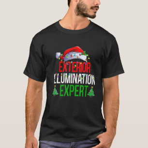 Exterior Illumination Expert Christmas Light Decor T-Shirt