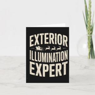 Exterior Illumination Expert Christmas Light Setup Card
