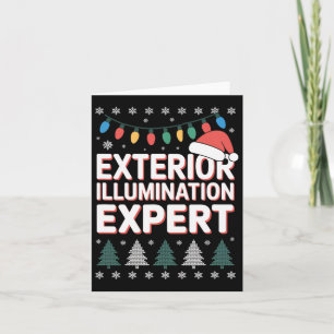 Exterior Illumination Expert Christmas Light Setup Card