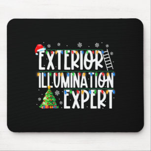 Exterior Illumination Expert Christmas Light Xmas Mouse Pad