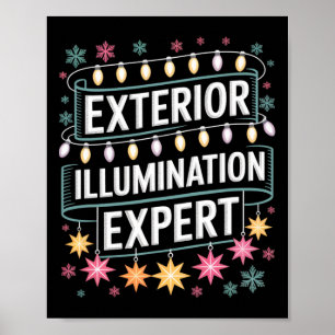 Exterior Illumination Expert Christmas Lights Disp Poster