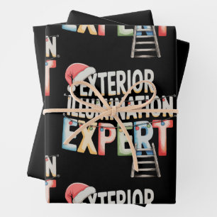Exterior Illumination Expert Christmas Lights Xmas Wrapping Paper Sheet