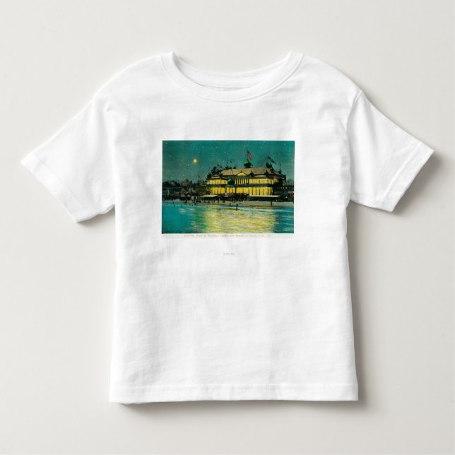 Exterior Night View of the Neptune Casino & Toddler T-Shirt (Front)
